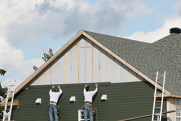 Professional Emergency Siding Repair technician working in Cherryville, NC